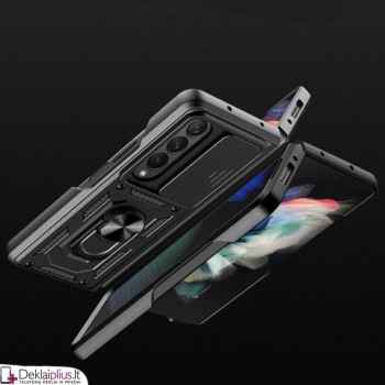 5in1 smūgiams atsparus dėklas su žiedu ir kameros apsauga (Samsung Z Fold 4) 5in1 smūgiams atsparus dėklas su žiedu ir kameros apsauga (Samsung Z Fold 4)
